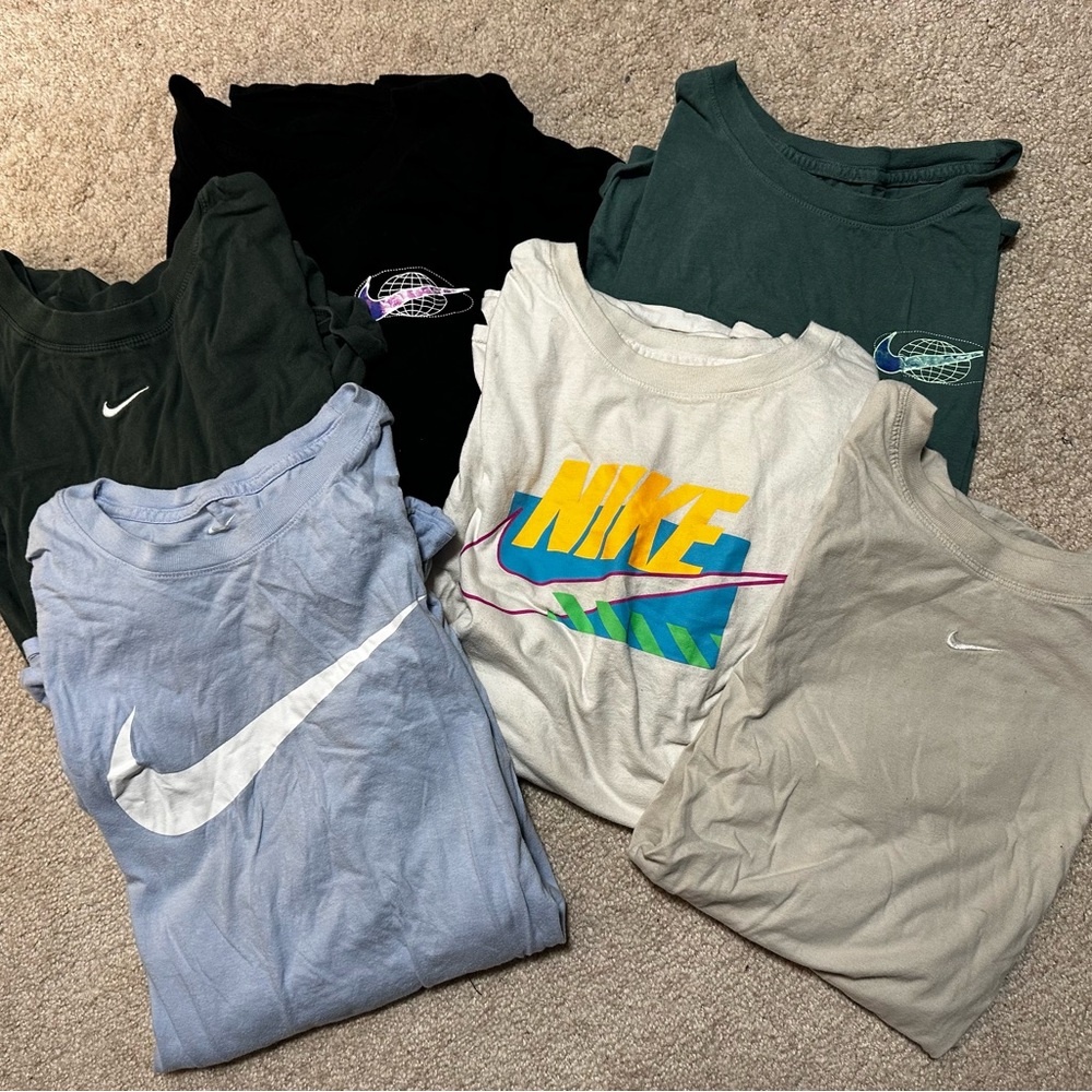 Bundle of 6 Nike t-shirts sizes XXL-2X